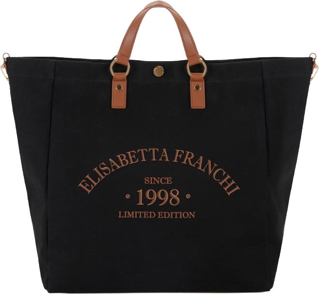 Elisabetta Franchi Bags Nero/Cuoio