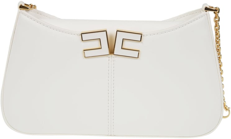 Elisabetta Franchi Bucket Bag White
