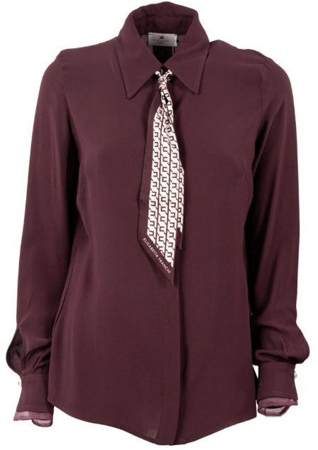 Elisabetta Franchi Shirts Merlot