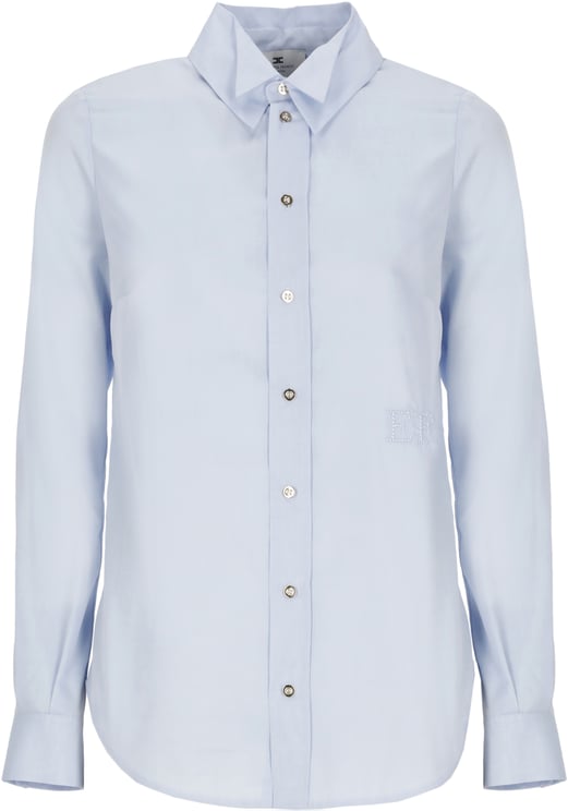 Elisabetta Franchi Shirts Light Blue
