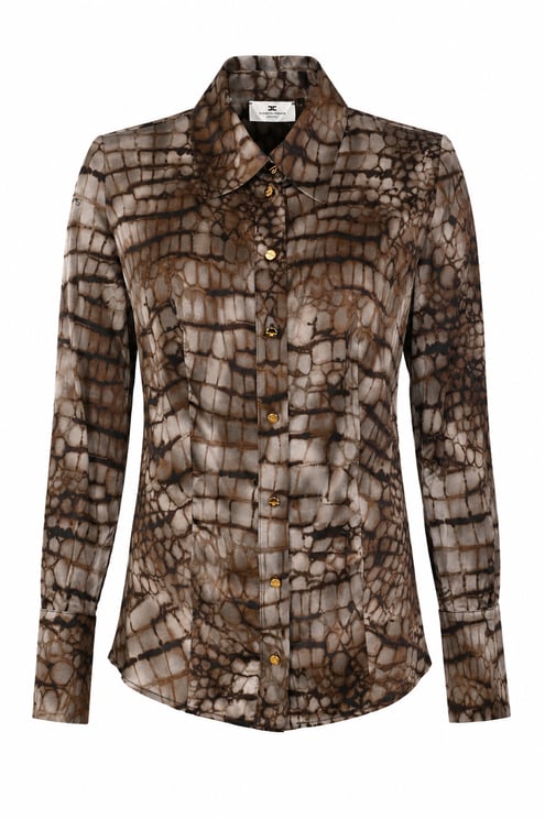 Elisabetta Franchi Shirts Cacao