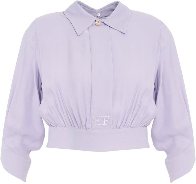 Elisabetta Franchi Blouse with logo detail