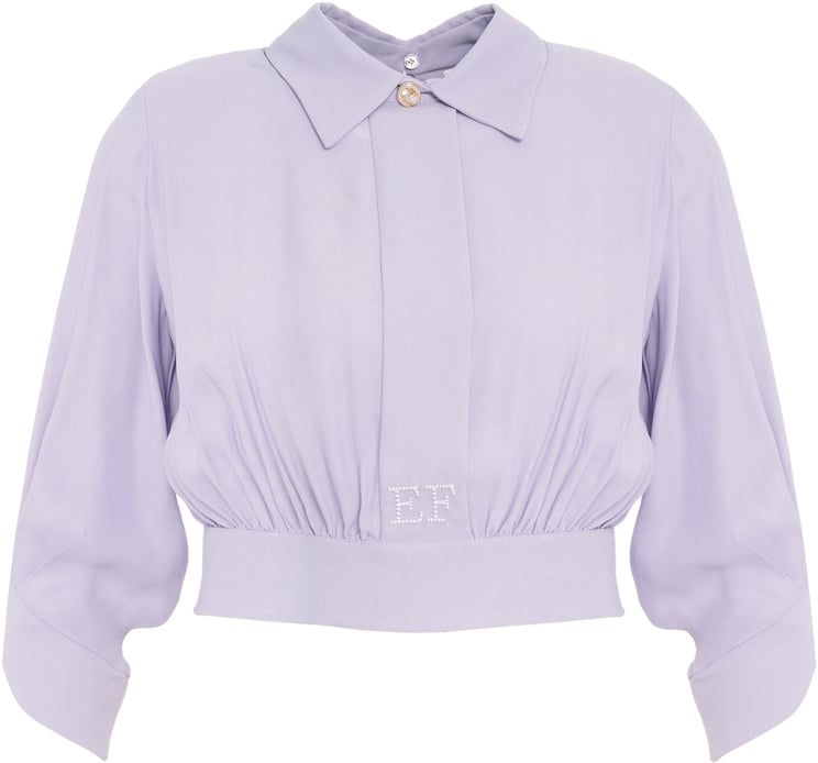 Elisabetta Franchi Blouse with logo detail