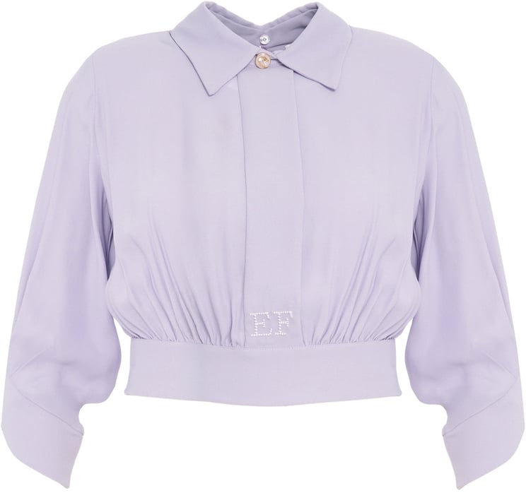 Elisabetta Franchi Blouse with logo detail