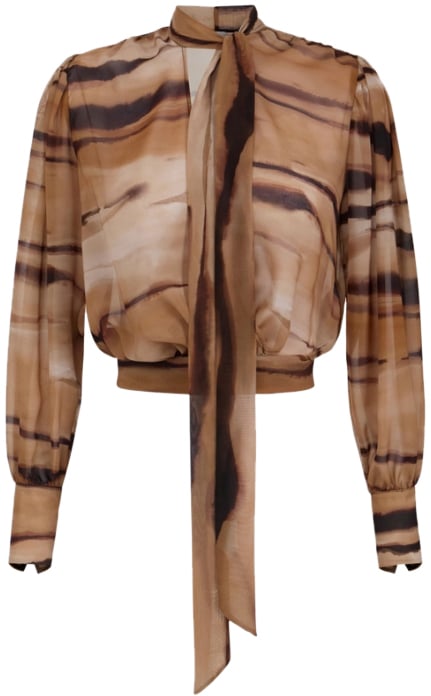 Elisabetta Franchi Shirts Camel