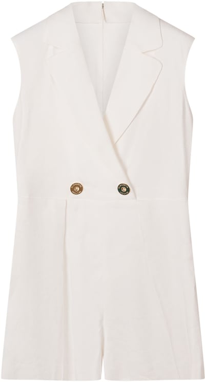 Elisabetta Franchi Jumpsuit Senza Maniche con Rever