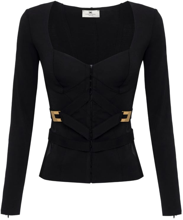 Elisabetta Franchi Sweaters Black