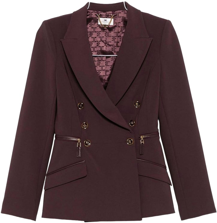 Elisabetta Franchi Jacket Maroon