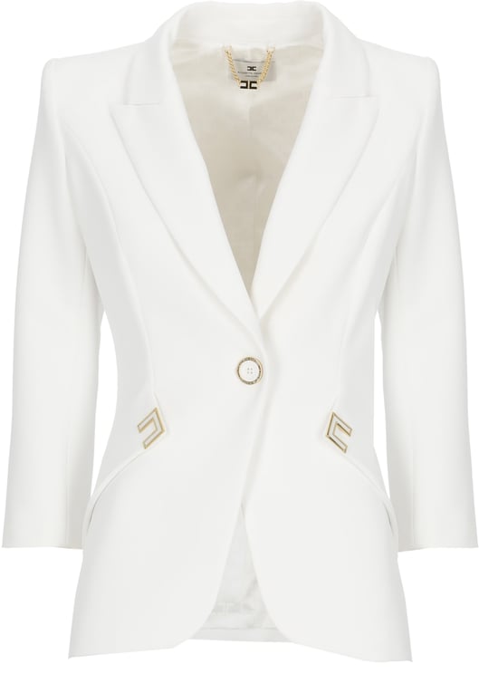 Elisabetta Franchi Jackets Ivory