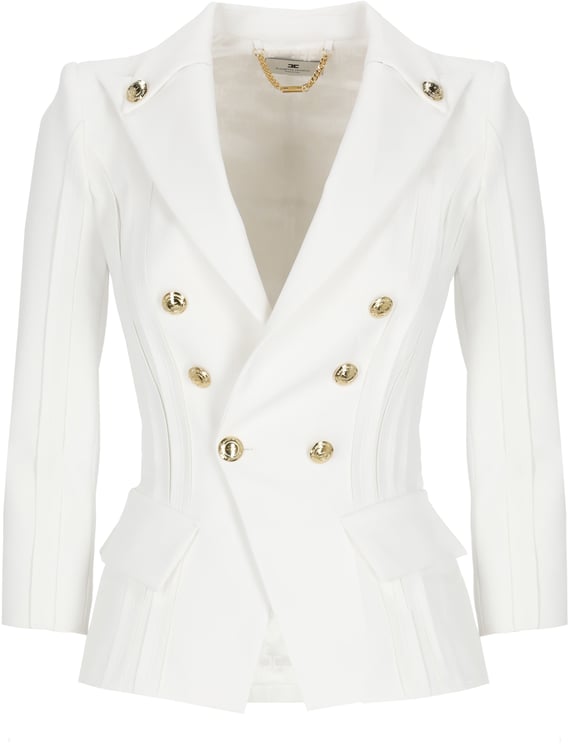 Elisabetta Franchi Jackets Ivory