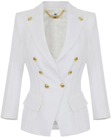 Elisabetta Franchi Jackets Ivory