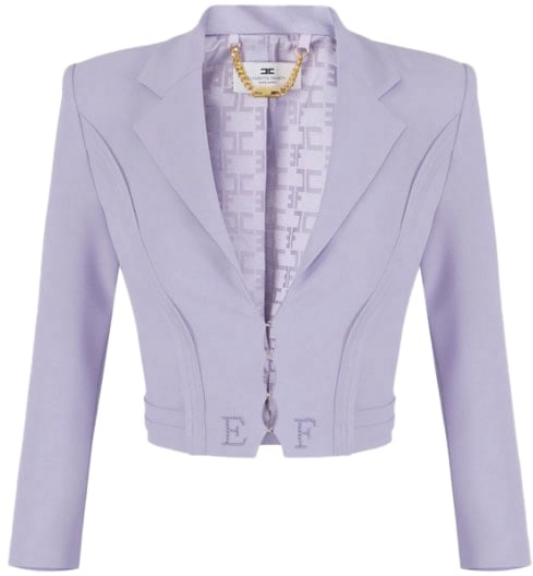 Elisabetta Franchi Jackets Lilac