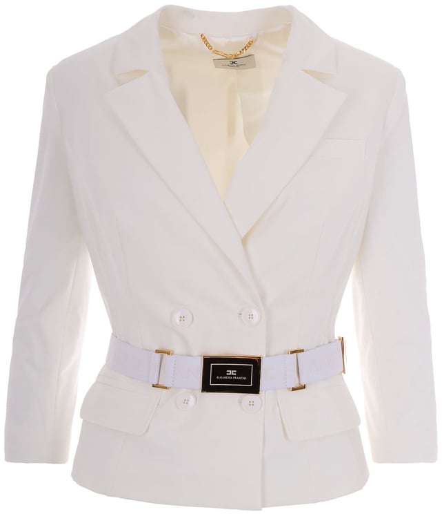 Elisabetta Franchi Jackets Ivory