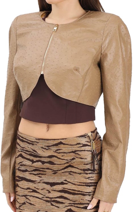 Elisabetta Franchi Jackets Argilla