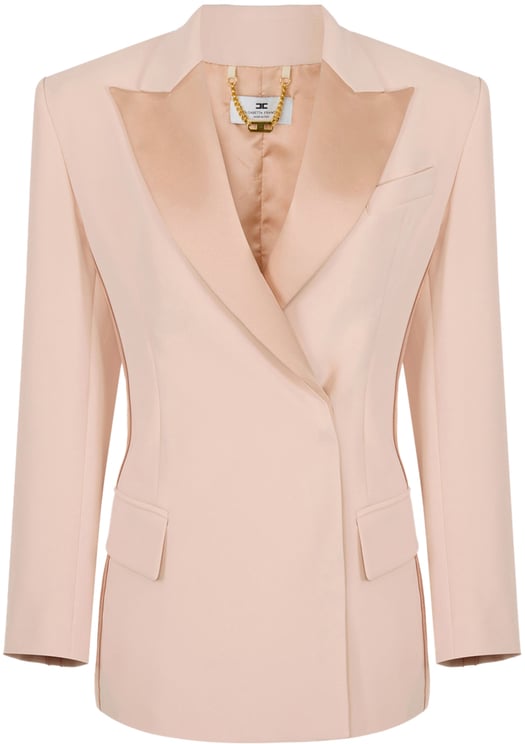Elisabetta Franchi Jackets Nude