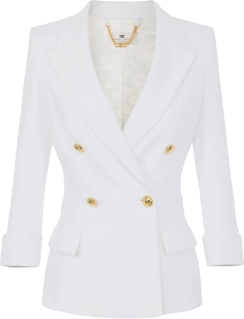 Elisabetta Franchi Jackets Avorio