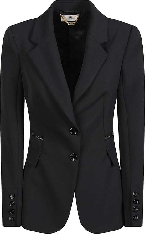 Elisabetta Franchi Essential Jacket Black
