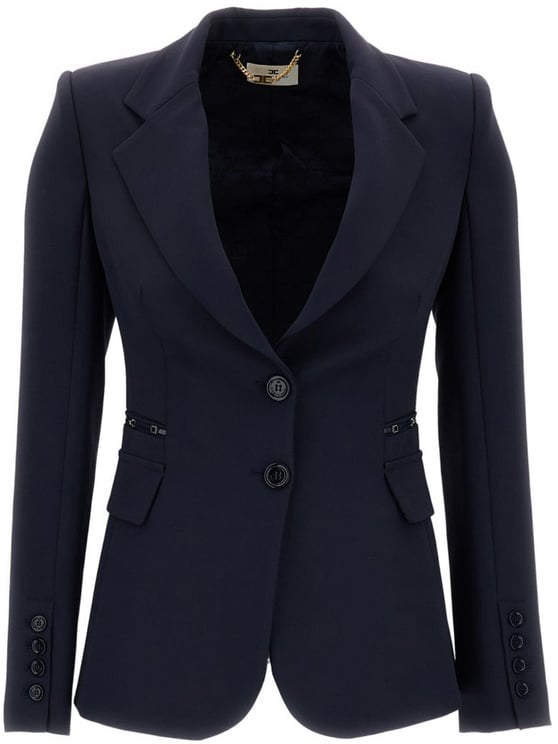 Elisabetta Franchi Jackets Blu Notte
