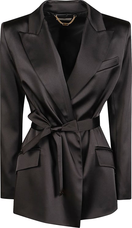 Elisabetta Franchi Long Sleeve Jacket Black