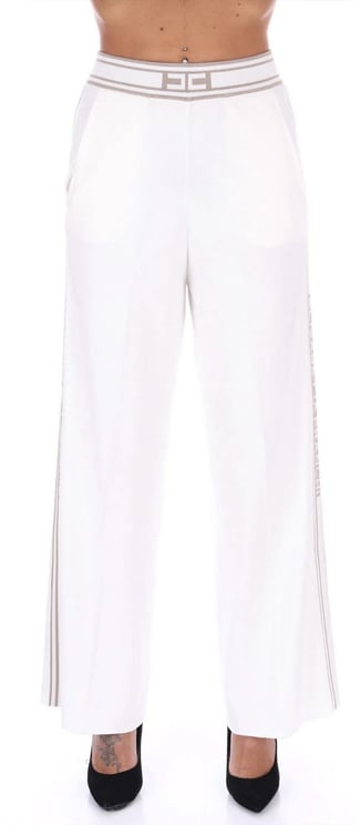 Elisabetta Franchi Trousers White