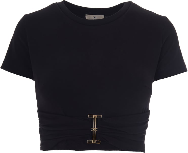 Elisabetta Franchi Top Nero