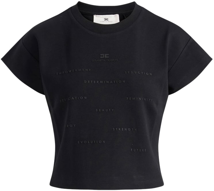 Elisabetta Franchi T-Shirts And Polos Black