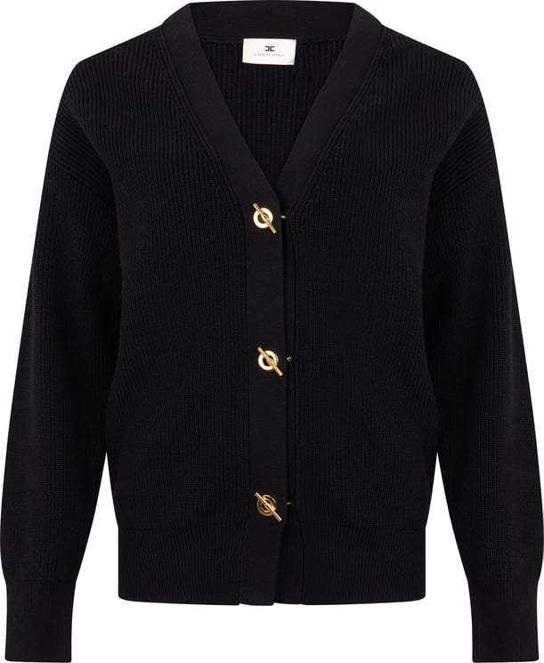 Elisabetta Franchi Cardigan knitted with fasteners