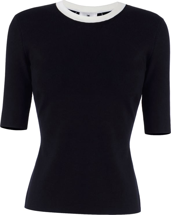 Elisabetta Franchi Sweaters Nero/Burro