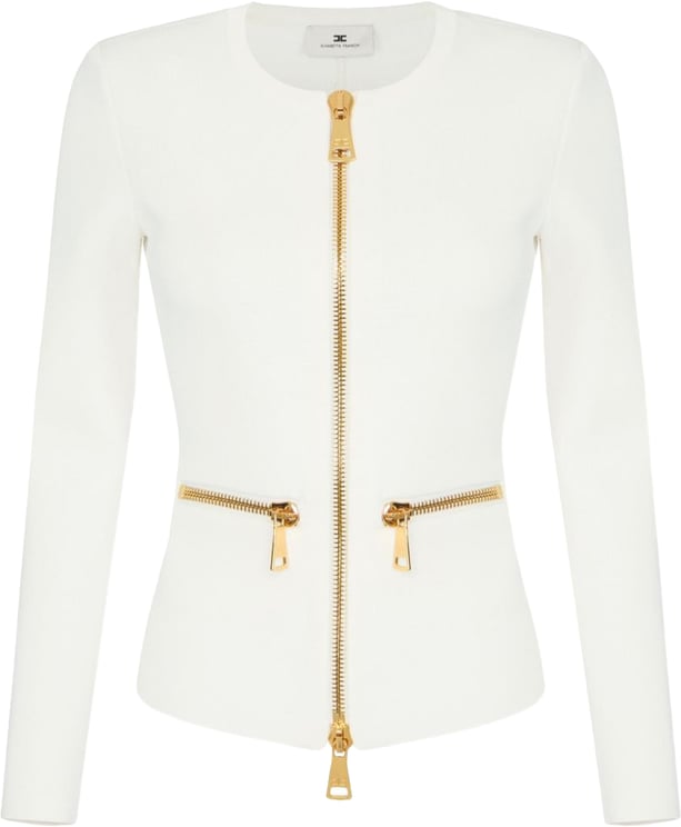 Elisabetta Franchi Sweaters Avorio