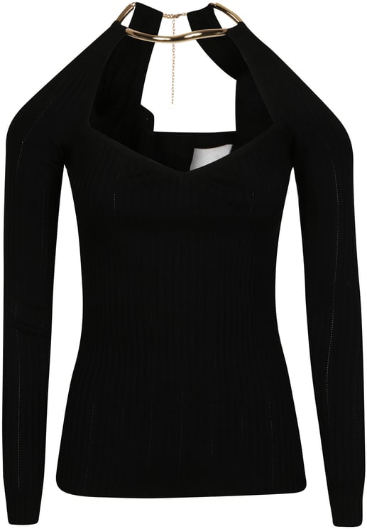 Elisabetta Franchi Tricot Top Black