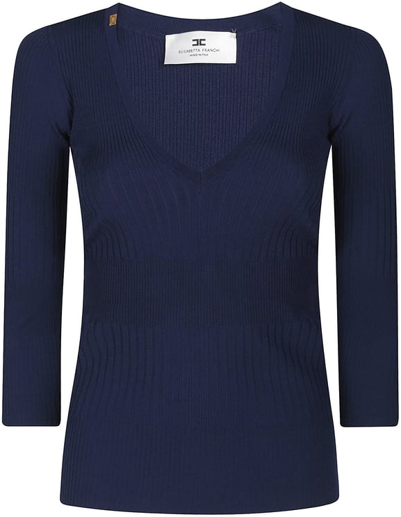 Elisabetta Franchi Tricot Sweater Blue