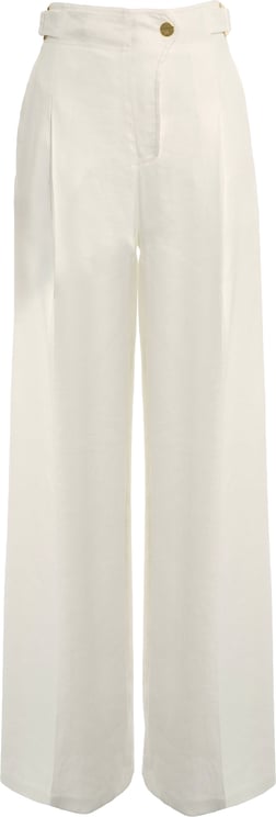 Elisabetta Franchi Linen blend palazzo pants