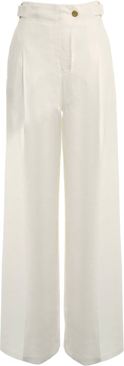 Elisabetta Franchi Linen blend palazzo pants
