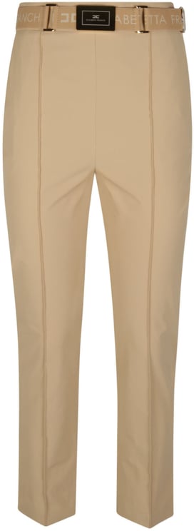 Elisabetta Franchi Belted Pant Brown