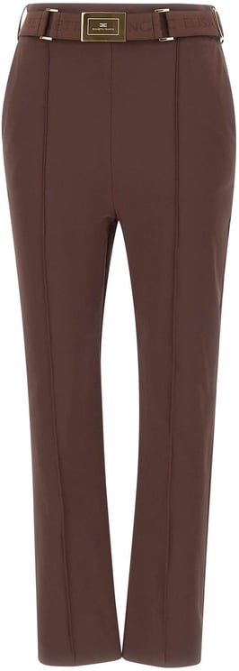 Elisabetta Franchi Trousers Brown