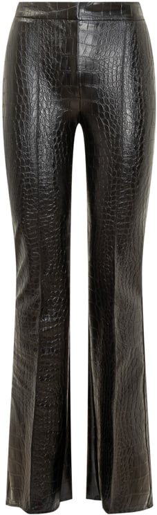 Elisabetta Franchi Pantaloni Elisabetta Franchi in Ecopelle Effetto Coccodrillo