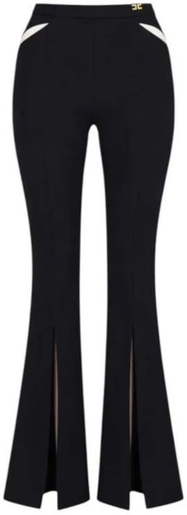 Elisabetta Franchi Trousers Nero/Burro
