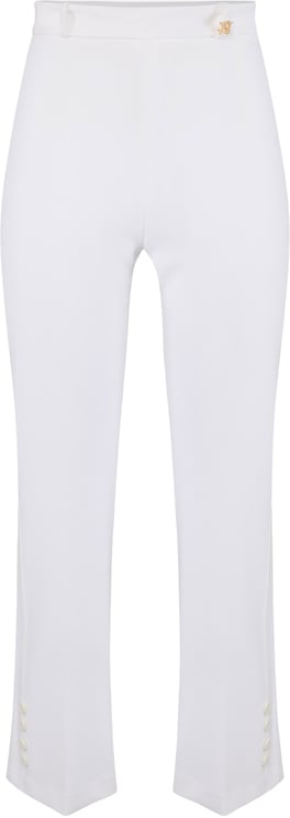 Elisabetta Franchi Trousers Ivory