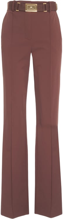 Elisabetta Franchi Pants with waist belt