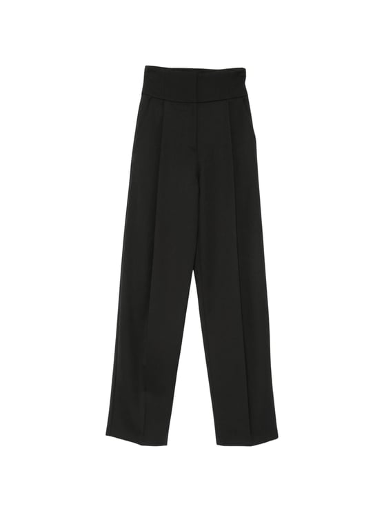 Elisabetta Franchi Pantalone High-Waisted Wide-Leg Pants
