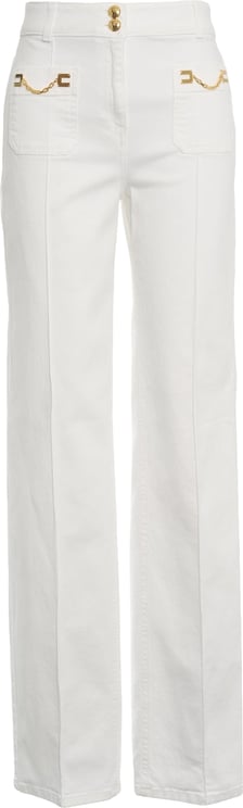 Elisabetta Franchi Jeans with logo detail