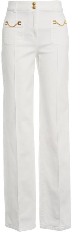 Elisabetta Franchi Jeans with logo detail