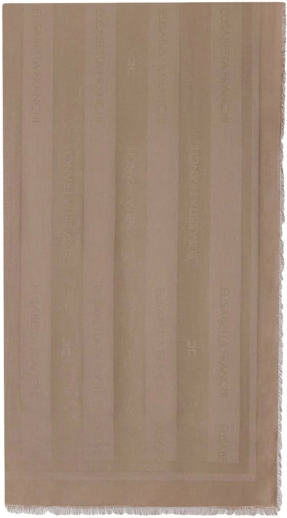 Elisabetta Franchi Foulard with logo lettering