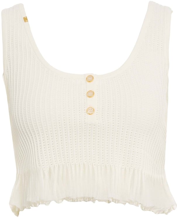 Elisabetta Franchi Openwork knit top