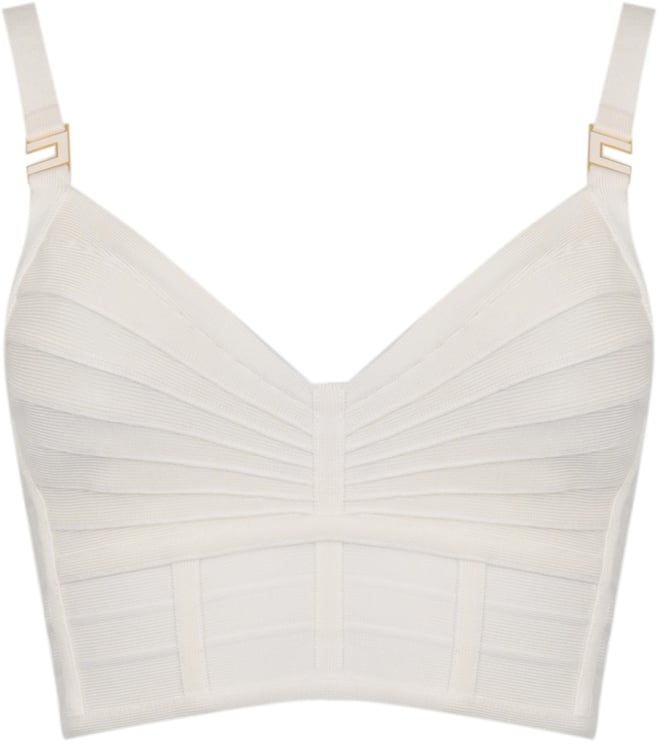 Elisabetta Franchi Top Ivory