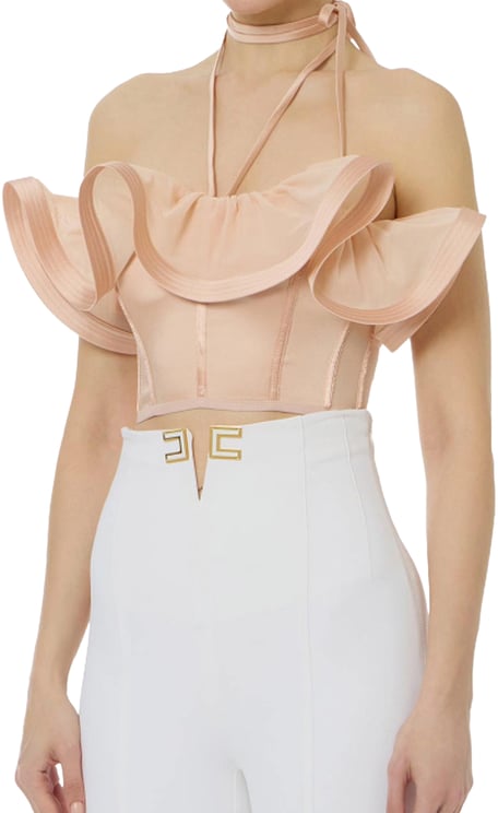 Elisabetta Franchi Top Nude