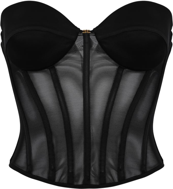 Elisabetta Franchi Top Black