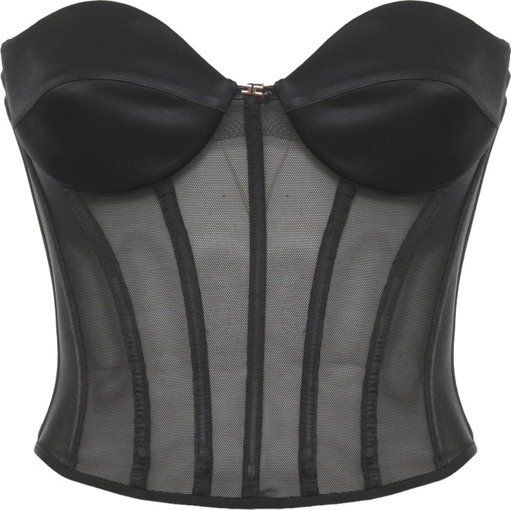 Elisabetta Franchi Top Black