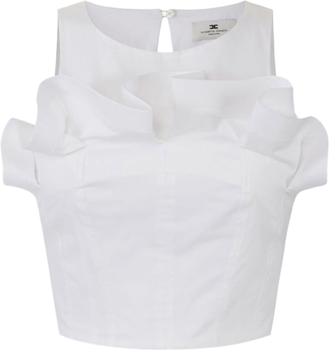 Elisabetta Franchi Top White