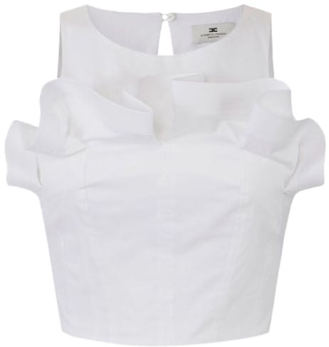 Elisabetta Franchi Top White